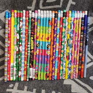 Lot of 30 Unsharpened Pencils (2007-2010) Disney, Sanrio, Transformers, Dr Suess